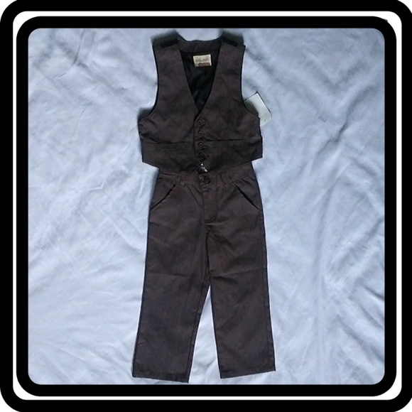 NWT Sovereign Code Gray 2 Pc Suiter Vest Pants Set - Picture 1 of 8